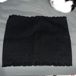 black tube top, size small/medium